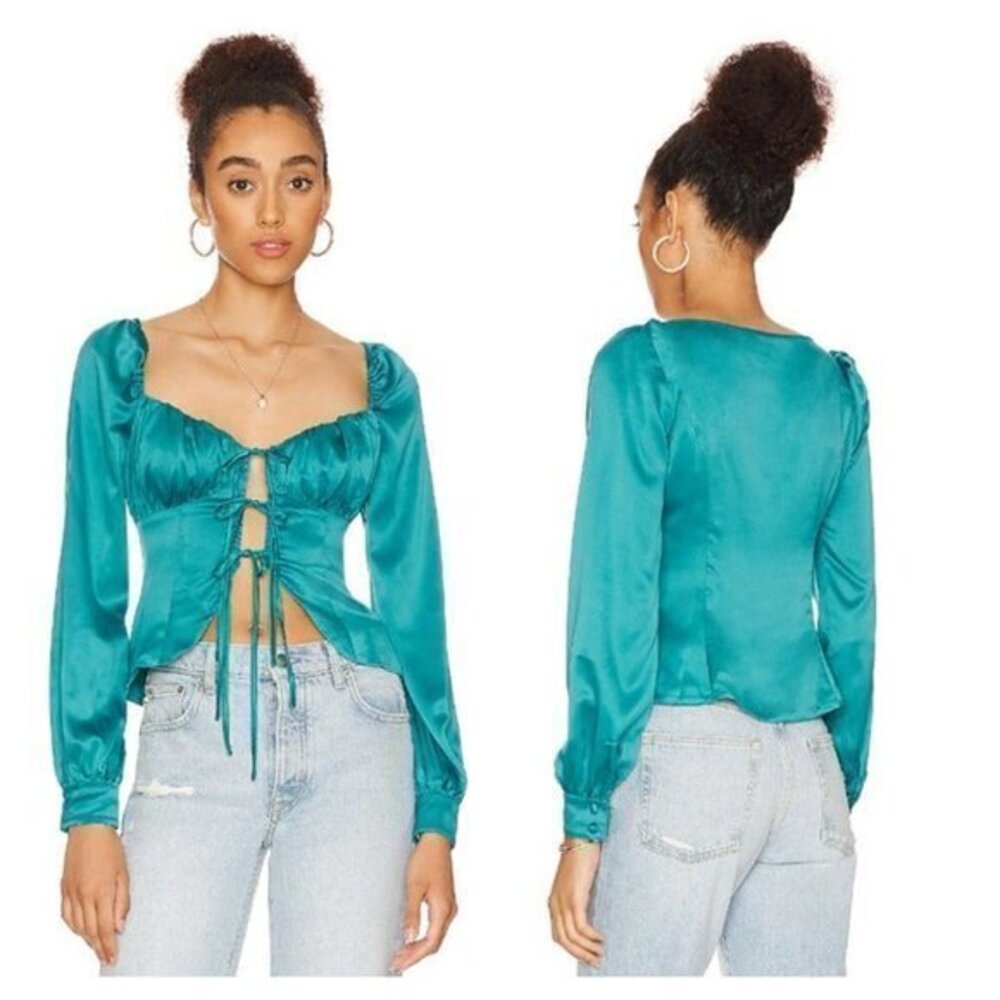 MAJORELLE Waldorf Top - Teal